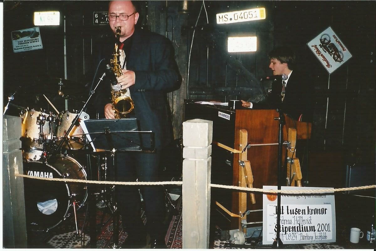 Andreas Hellkvist Hammond Quartet at Borlänge Jazzklubb on September 24th, 2001